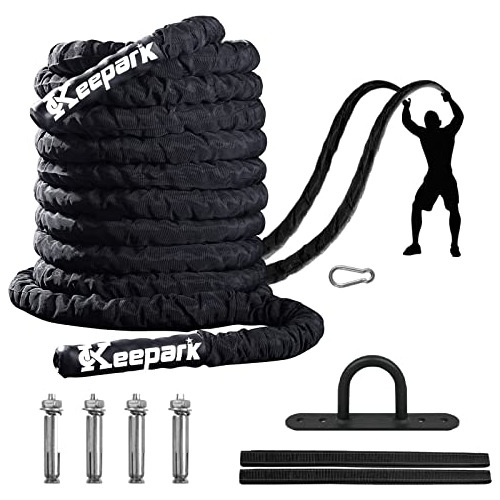 Battle Ropes Battle Ropes For Home Gym Workout Rope Exe...