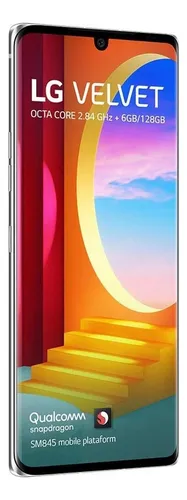 LG Velvet Dual SIM 128 GB aurora white 6 GB RAM