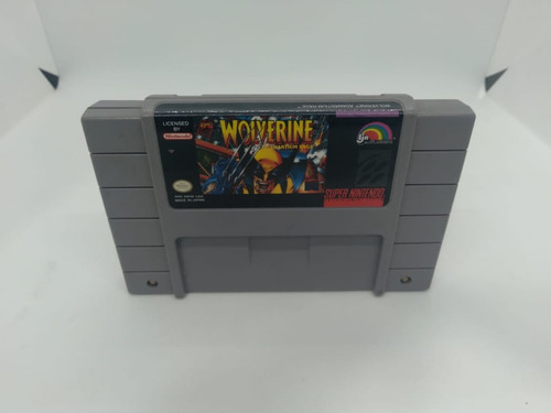 Jogo Wolverine Adamantium Rage Super Nintendo Original (Usado)