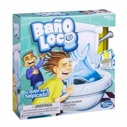 Juego De Mesa Baño Loco Original Hasbro