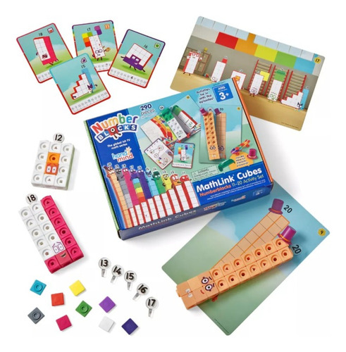 Hand2mind Numberblocks Mathlink Cubes 11-20 Actividad.1