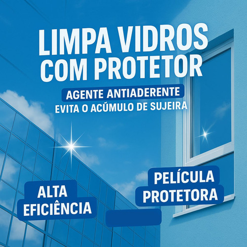 Limpa Vidros Max Bio Protetor Hidrorepelente Limpeza