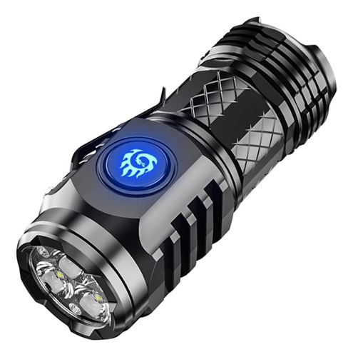 Mini Led Linterna Alemana De Tres Ojos Monster Super Power