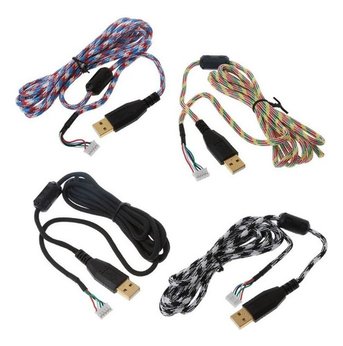 Cabo Usb Para Mouse Gamer Universal Paracord Pro