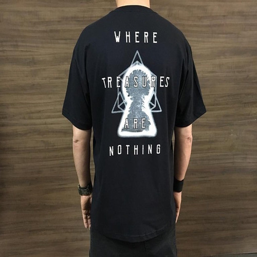 Camiseta T Shirt - Logo Kryour & Where Treasures Are Nothing
