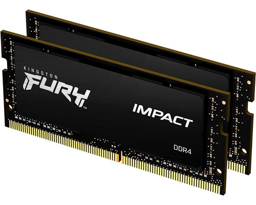 Memoria Ram Fury Impact - 32gb (2x16gb) 3200mt/s Ddr4 Laptop