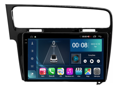 Kit Multimídia Golf Mk7 9p Aikon Core Red Carplay 2gb 64gb