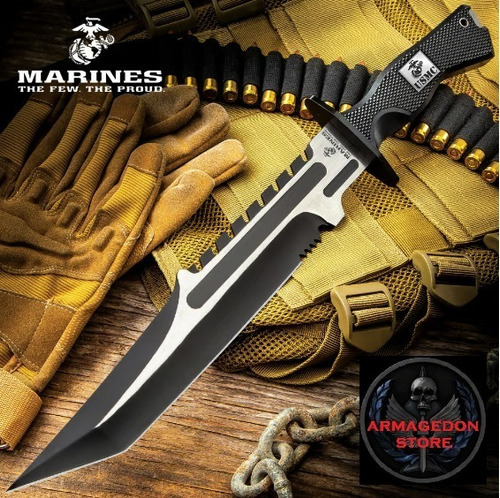 Cuchillo Tanto Operation Mako Marines Usmc 42cm Militar Navy