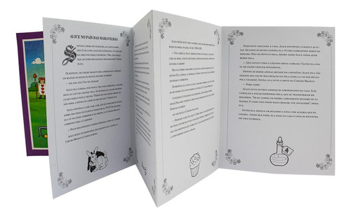 Panorama Para Ler E Colorir: Alice No País Da Maravilhas, De Papp International., Vol. 1. Editorial Todolivro, Capa Mole, Edição 1 Em Português, 2024