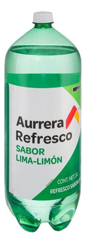 3 Pzas Refresco Aurrera Sabor Lima-limón 3 L