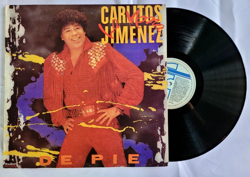 Carlitos Mona Jimenez De Pie Vinilo Lp 1992 Insert No Envio