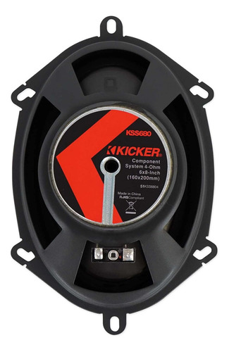 Set De Medios Rangos Para Automóvil Kicker Kss68 Kss6804