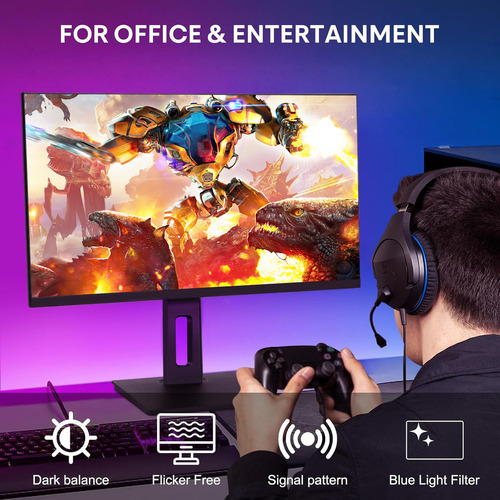 Monitor Gamer M12 Con Pantalla De 24 127v Y Resolución Full Hd