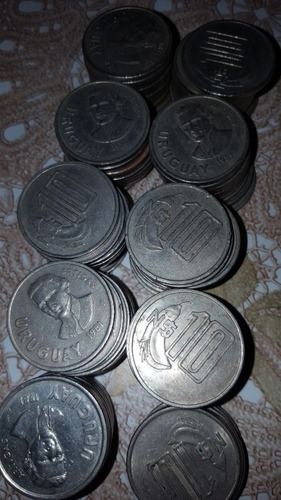Monedas Uruguayas De 1960 De 5cts.lote De 130 Monedas