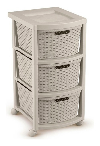 Cajonero Organizador 3 Niveles Rattan Rimax Envio Ya