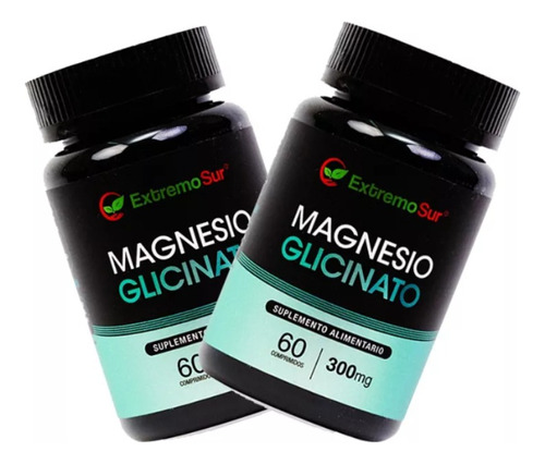 2 Glicinato Magnesio - 120 Comprimidos - Premium 