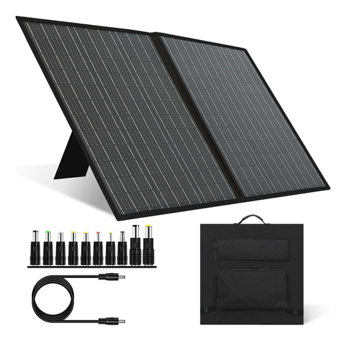 Cargador Solar Plegable 100w Para Generador Y Dispositivos M