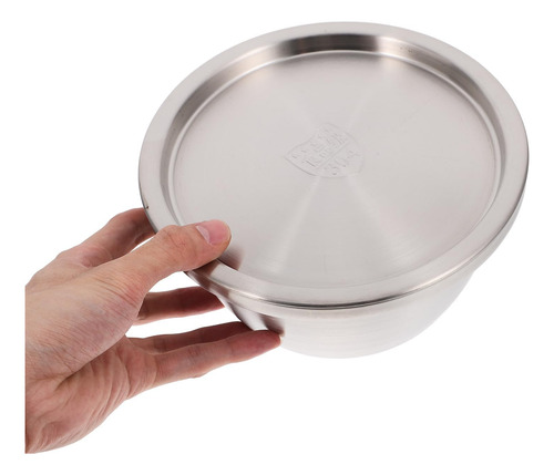 Cuenco De Acero Inoxidable Con Tapa Para Preparar Comidas Pa