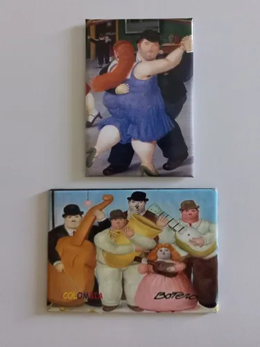 comprar Imanes De Colección Para Nevera. Botero. Colombia 