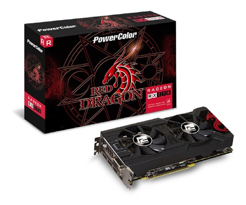 Tarjeta De Video Powercolor Rx 570 4gb Amd Radeon Red Dragon