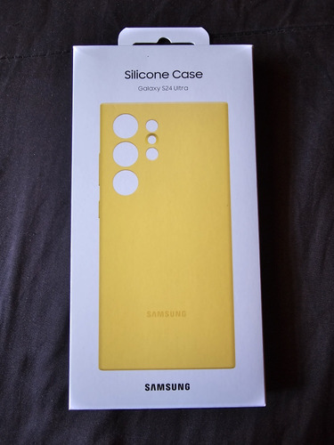 Silicone Case Funda Galaxy S24 Ultra Origin Samsung - Yellow