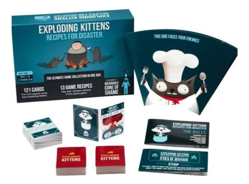 Juegos De Mesa Exploding Kittens Recetas Del Desastre