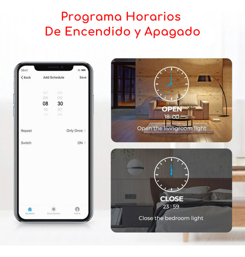 Interruptor Inteligente Wifi+2 Controles-2 Canales-7 A 32vdc