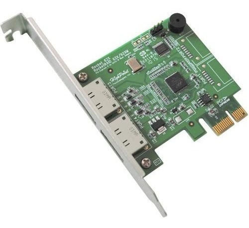 Tarjeta Controladora Pci Rocketraid 622 Dual Port Esata  