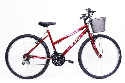 Bicicleta Aro 26 Feminina De Passeio 18 Marchas Saidx