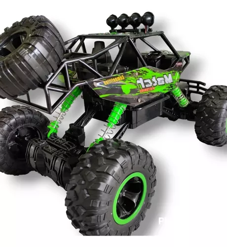 Carro Monster Carrinho de Controle Remoto Grande 37cm e 28cm 4x4 Buggy  Rally Off-Road Carrinho Monster Veloz