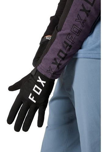 Guantes Bicicleta Fox Ranger Gel Negro Largos. 