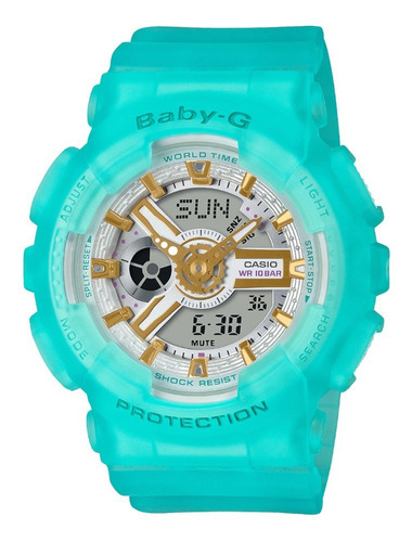 Reloj Baby-g Analogico Mujer Ba-110rg-4acr Color de la correa BA-110SC-2ACR