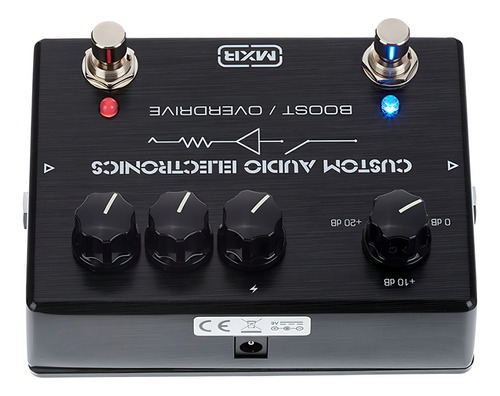 Pedal P/guitarra Boost/overdrive Mxr Mc402 Color Negro