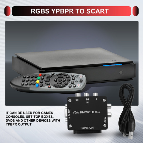 Transcodificador De Componentes Yuv A Rgbs Ypbpr A Scart Ypb