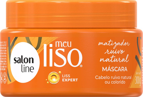 Mascara Matizadora Ruvio Naranja Vegana Salon Line 300ml
