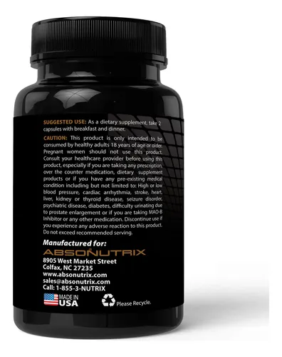 Suplemento Absonutrix Cissus Quadrangularis Xtreme 1600 Mg 1