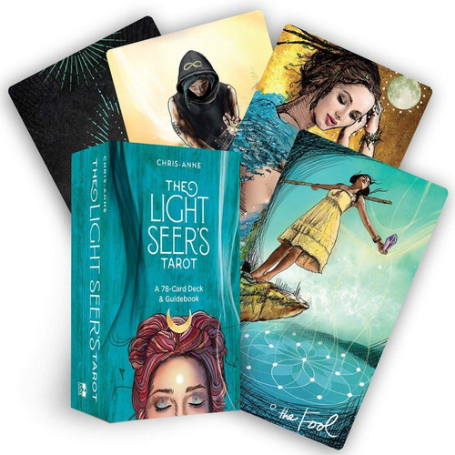 Tarot Light Seers 78 Cartas Arcanos Lectura Mazo-sin Bordes