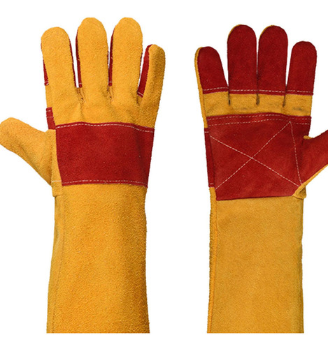 Guantes De Manejo De Animales De Cuero Pu Resistente A