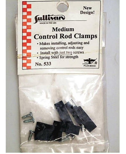 Medium Control Rod Clamps, Cod 533, Sullivan. 