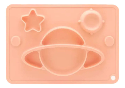 Platos C/formas En Tapete Individual Comida Bebé En Silicona