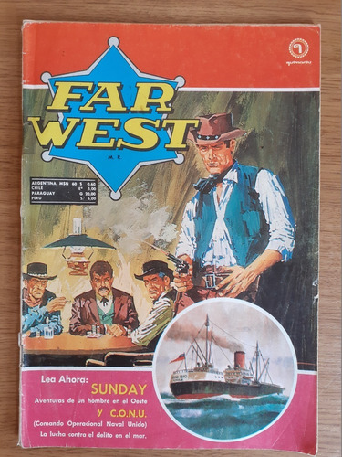 Cómic Far West Año 4 Número 139 Editora Nacional Quimantú 1970