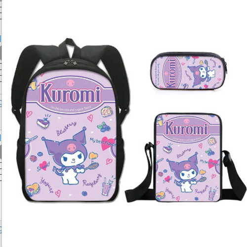 Set De Mochila Kuromi, Regalo De Vuelta Al Cole Para Niña