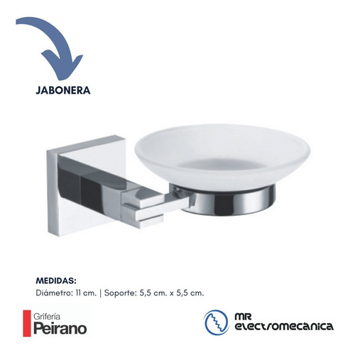 Set Accesorios Baño Peirano Linea 11000 Kit 6 Piezas