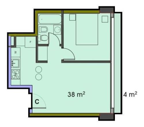 Imagen 6 de 7 de Departamento En Venta En Muñiz