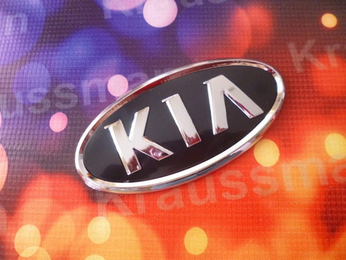 Kia, Logo Emblema Cromado, 13x6.5cms