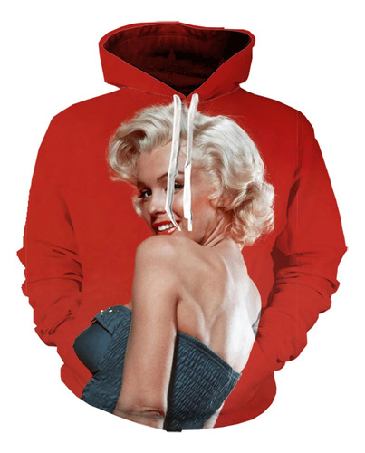 Marilyn Monroe 3d Hombre Y Mujer Sudadera Con Capucha