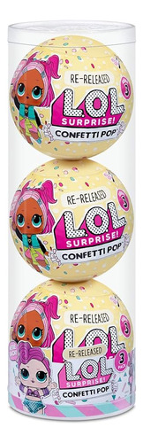 L.o.l. Surprise! Confetti Pop - Paquete De 3 Ondas, 3 Muñec