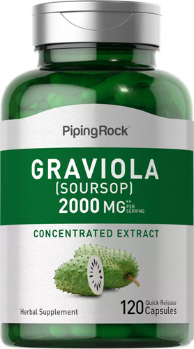 Graviola - Guanábana, 2000 Mg - - Unidad a $741