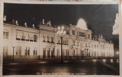Antigua Postal Buenos Aires Palacio De Gobierno 1937 (ff84