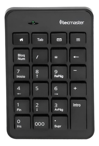 Teclado Numerico Pro. Tecmaster Teclas Planas 100504